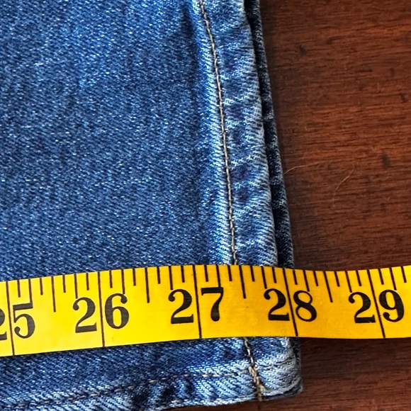 ReDone NWT size 28 high rise ankle cropped straight stretch mid 70’s denim jeans - Picture 15 of 16